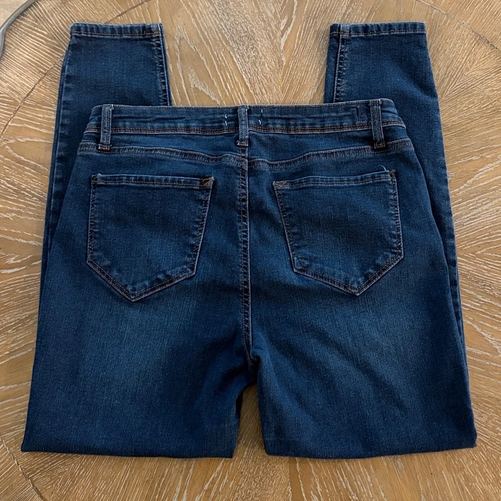 Kensie Effortless Ankle Dark Wash Mid Rise Skinny Jeans 10/30 - Picture 7 of 11